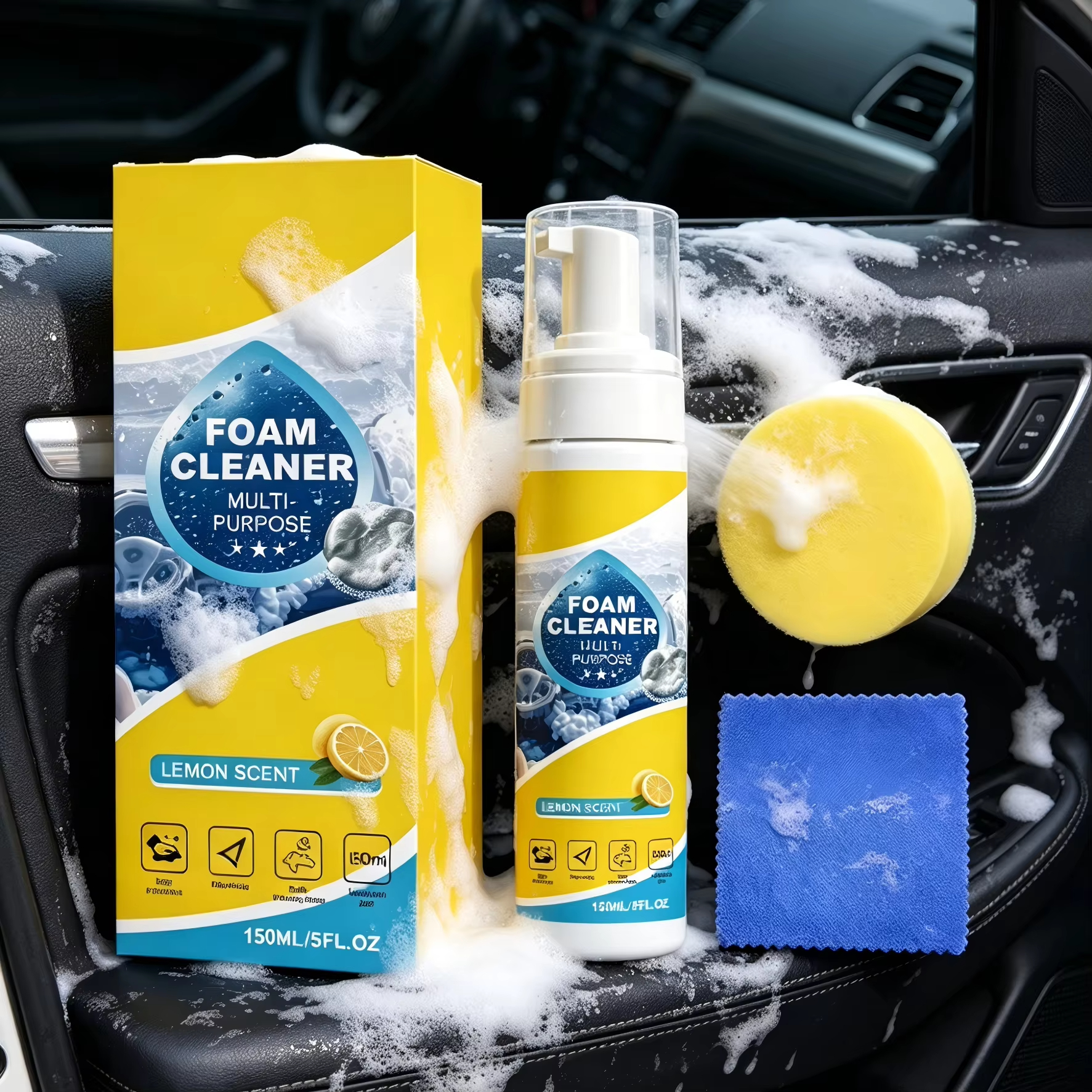 Multi-Purpose Foam Car Interio - Leather Cleaner Interior 评论和价格