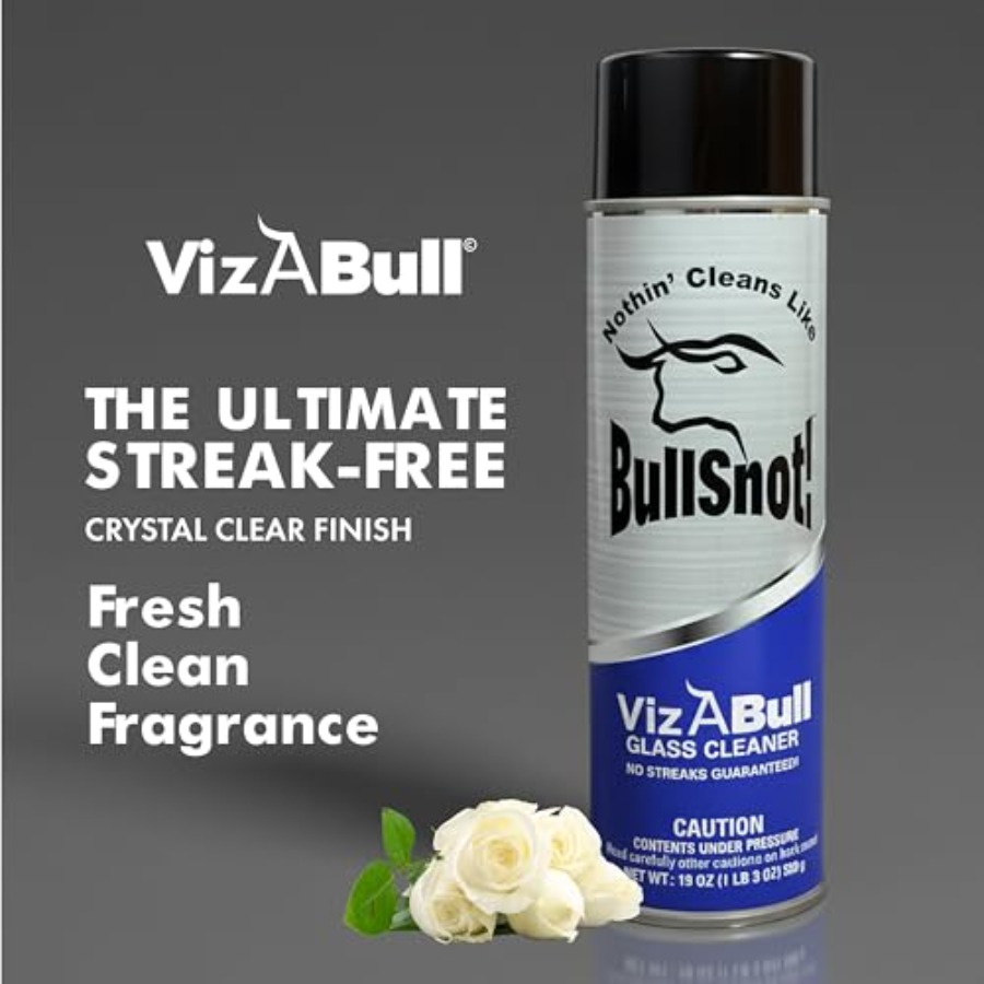 BullSnot VizABull Glass Cleane - Glass Cleaner Streak 评论和价格