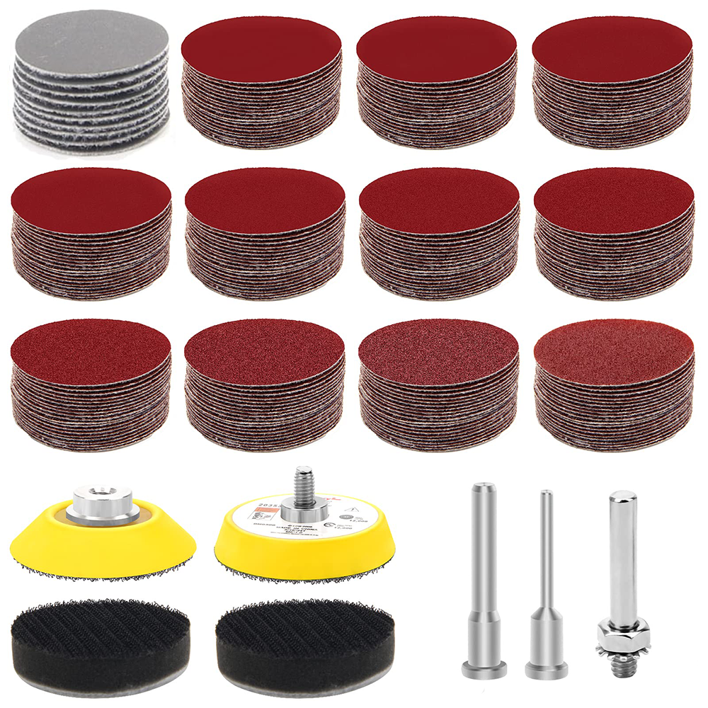 2 Inch Red Sandpaper Set 247 P - Polish Pad Set Buffer 评论和价格