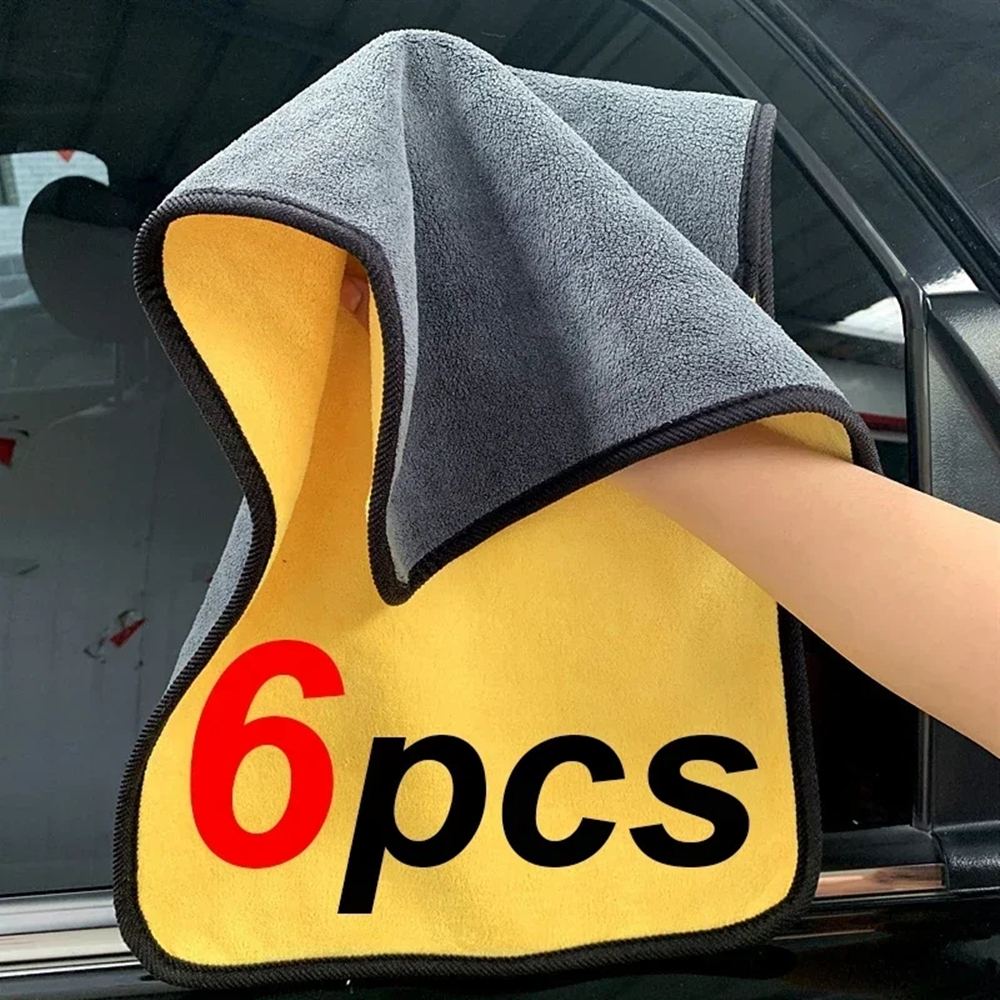 1/2/6pcs Microfiber Cleaning T - Interior Detailing Kit 评论和价格