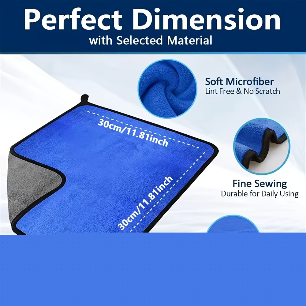 1-10pcs Microfiber Car Cleanin - Microfiber Towel Detailing 评论和价格