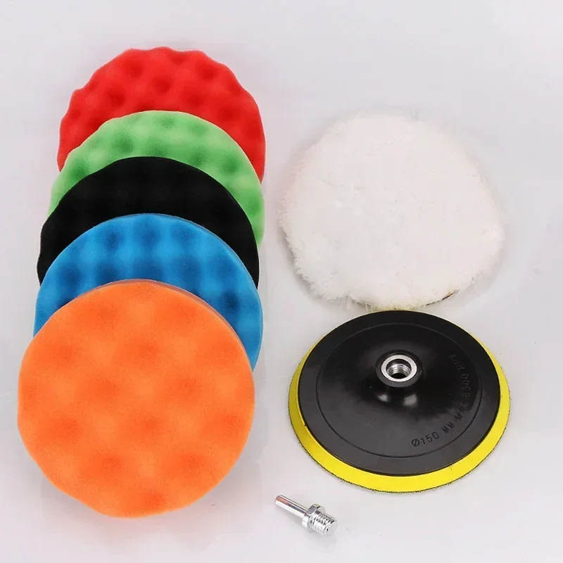8Pcs Car Polishing Pads Kit 3/ - Polish Pad Set Buffer 评论和价格