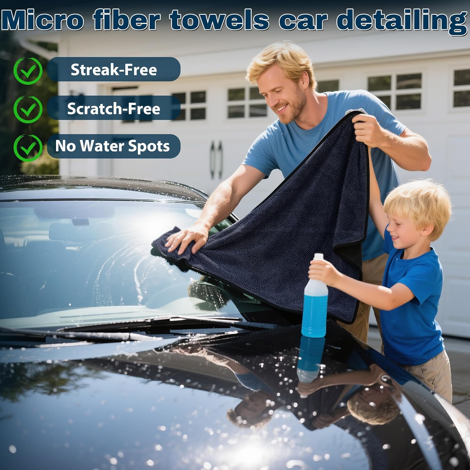 4PCS Microfiber Car Drying Tow - Microfiber Towel Detailing 评论和价格