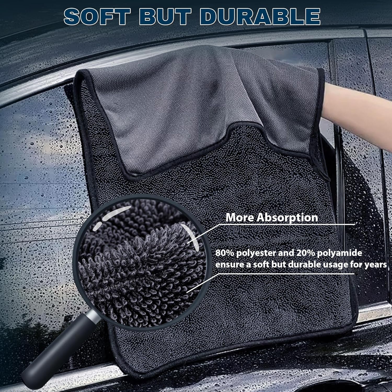 4PCS Microfiber Car Drying Tow - Microfiber Towel Detailing 评论和价格