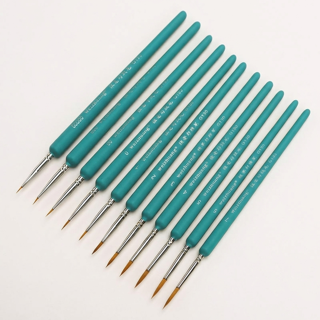 11 PCS Miniature Paint Brushes - Detailing Brush Set 评论和价格