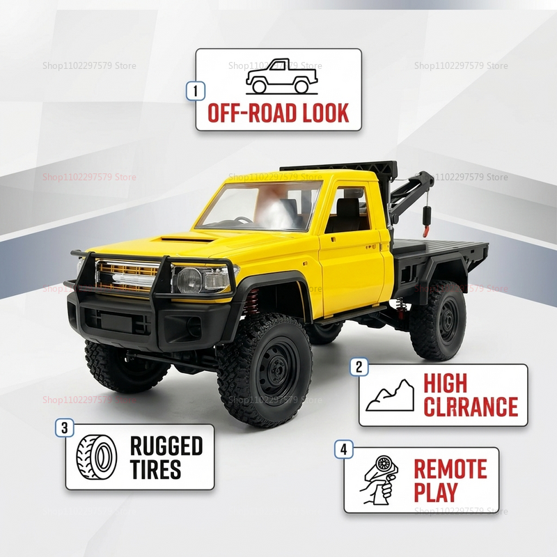 MN82T 1:12 2.4G RC Crawler Hoi - Dirt Brush Interior 评论和价格