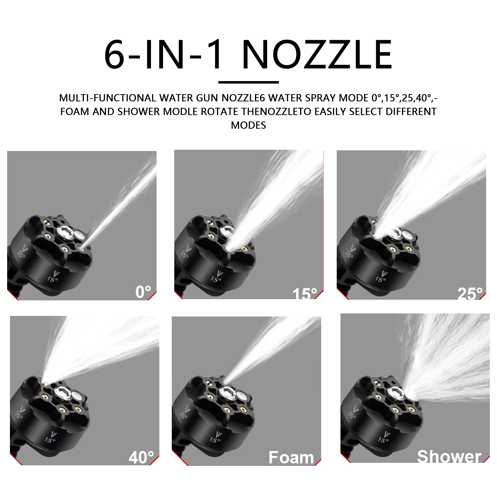【2026 New】3500W 6-in-1 Nozzle  - Car Shampoo Ph 评论和价格