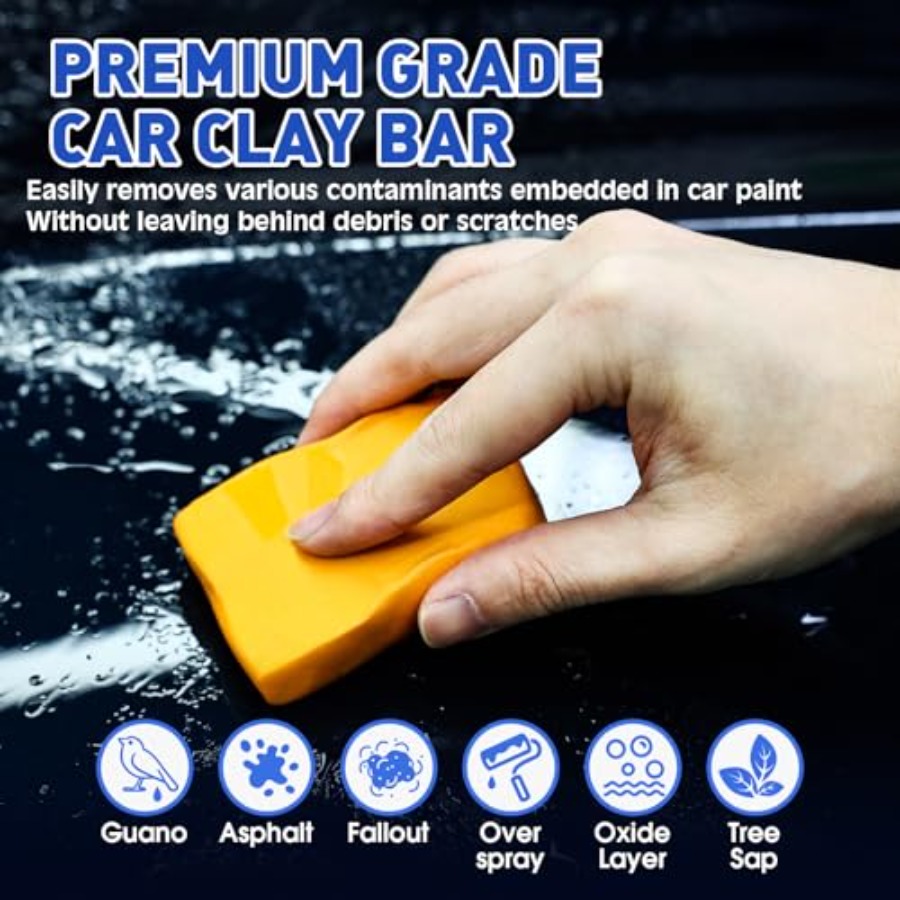 Clay Bars Kit, 6 Clay Bars and - Clay Bar Lubricant 评论和价格
