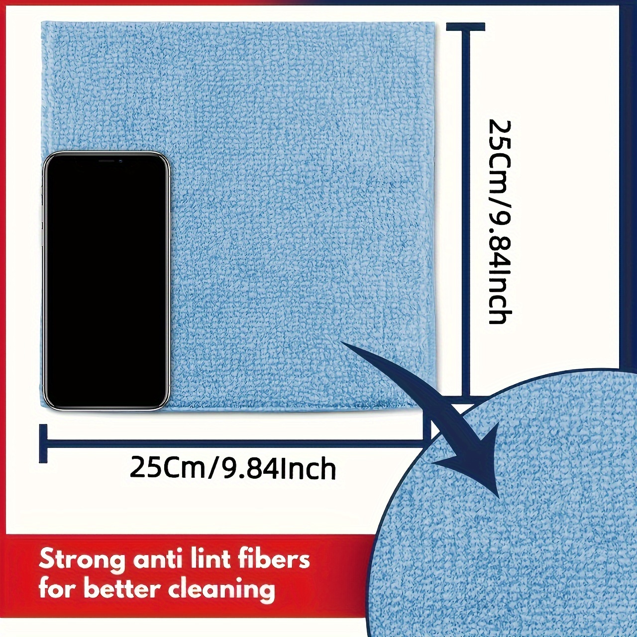 1-50pcs Light Blue Microfiber  - Microfiber Towel Detailing 评论和价格