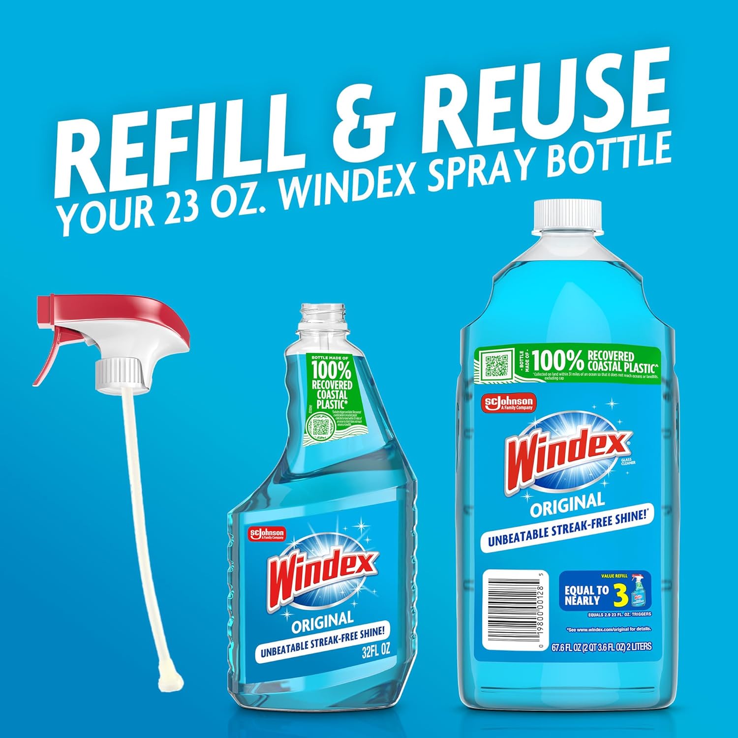 Glass and Window Cleaner Refil - Glass Cleaner Streak 评论和价格