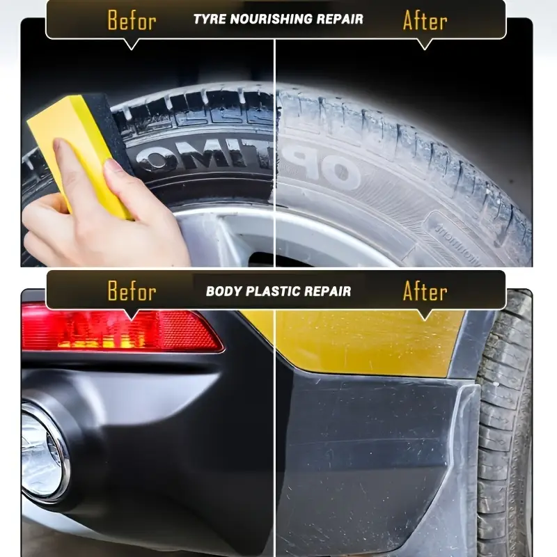 KJM 30ml Tyre Black Trim Resto - Trim Restorer Plastic 评论和价格