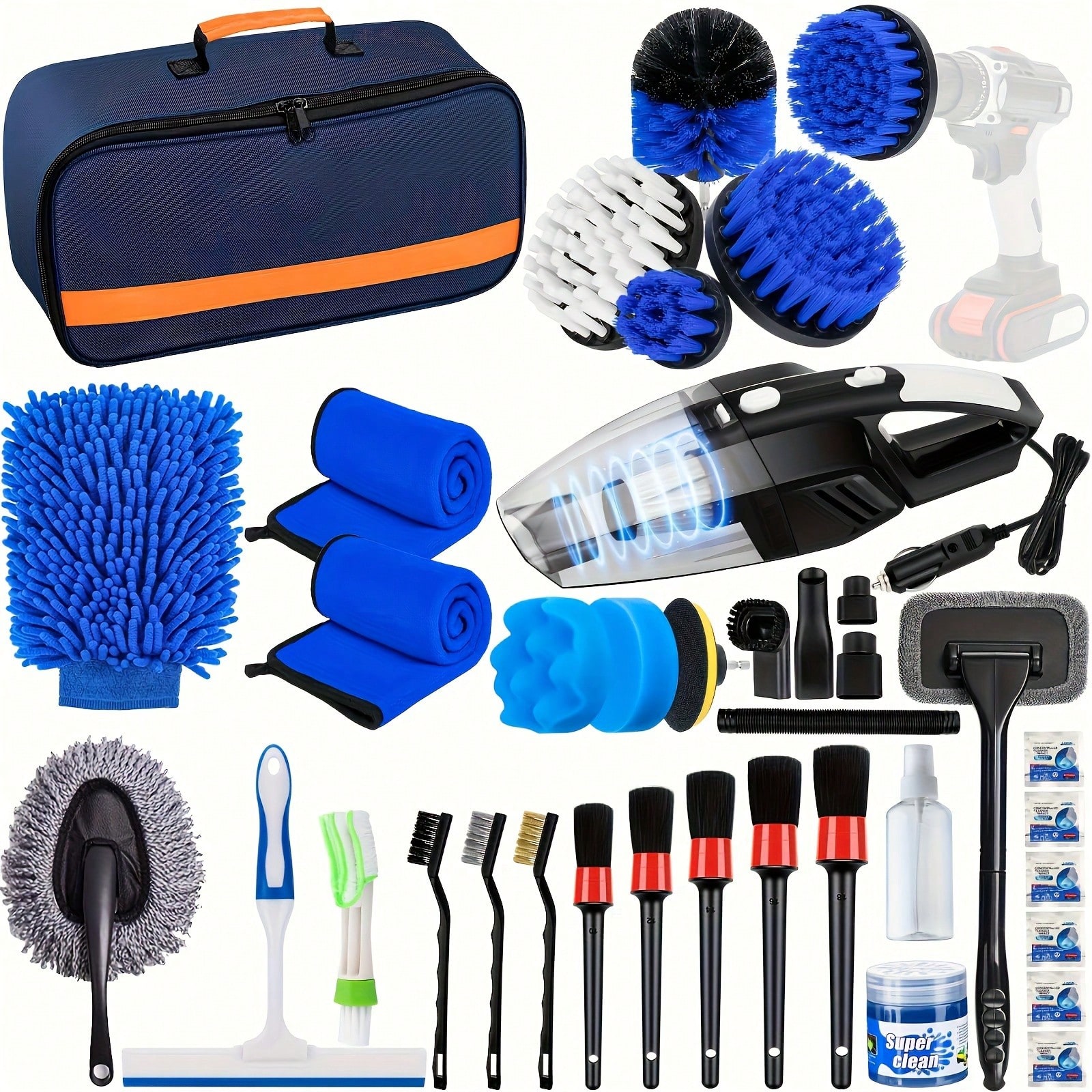 Car Detailing Brush Set, Car D - Interior Detailing Kit 评论和价格