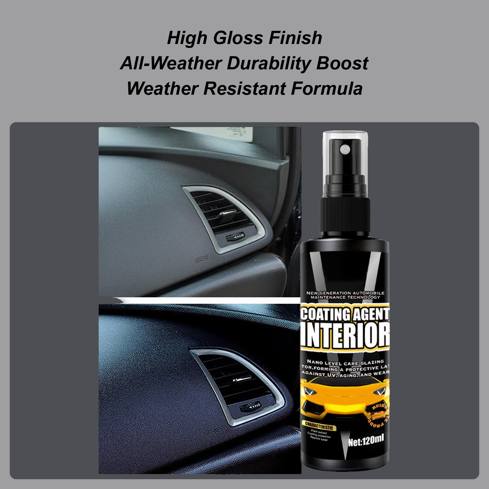 Interior Detailer Spray 120ml  - Seat Cleaner Fabric 评论和价格