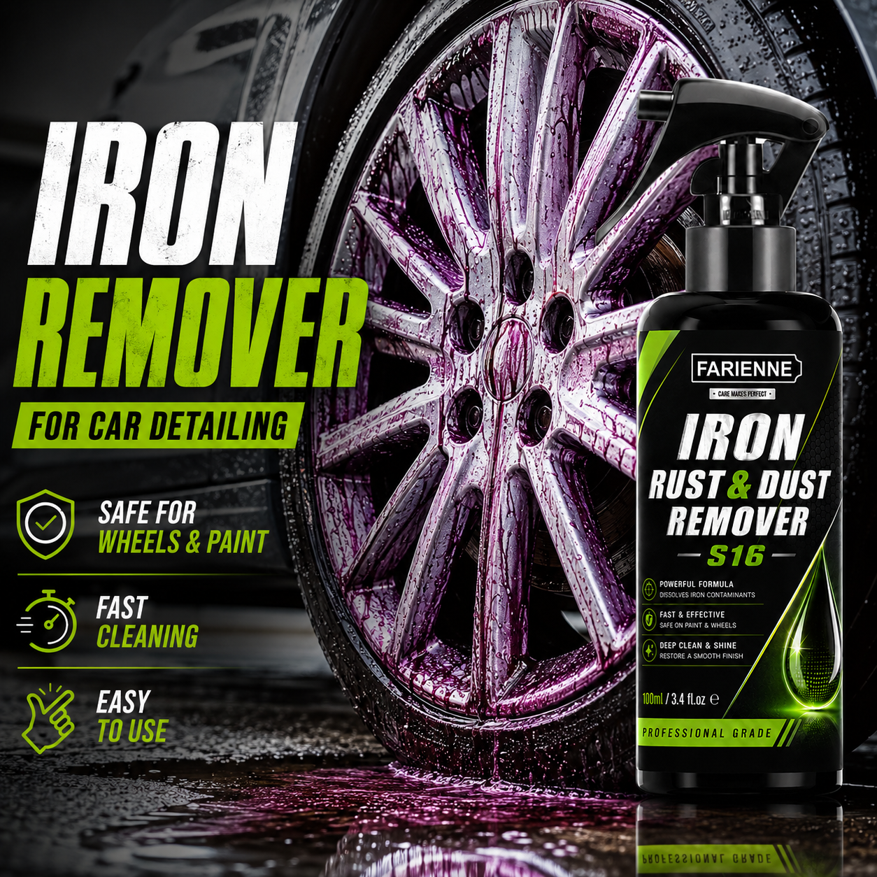 Iron Remover Car Detailing Spr - Wheel Cleaner Alloy 评论和价格