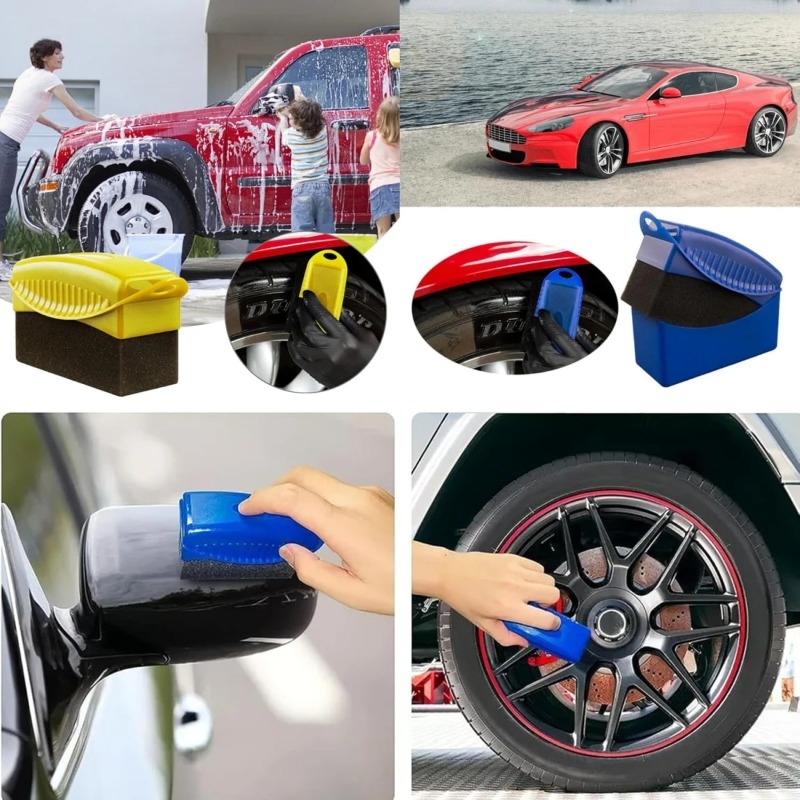 Car Wheel Hub Brush Lidded Pol - Wax Applicator Pad 评论和价格
