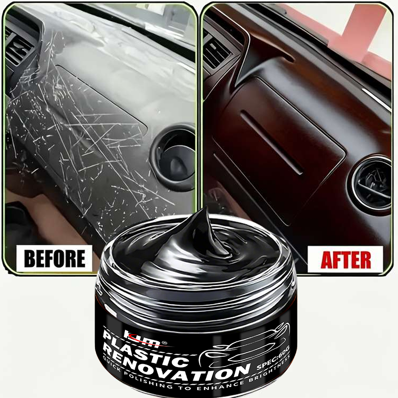 KJM Deep Black Gloss Car Renov - Trim Restorer Plastic 评论和价格
