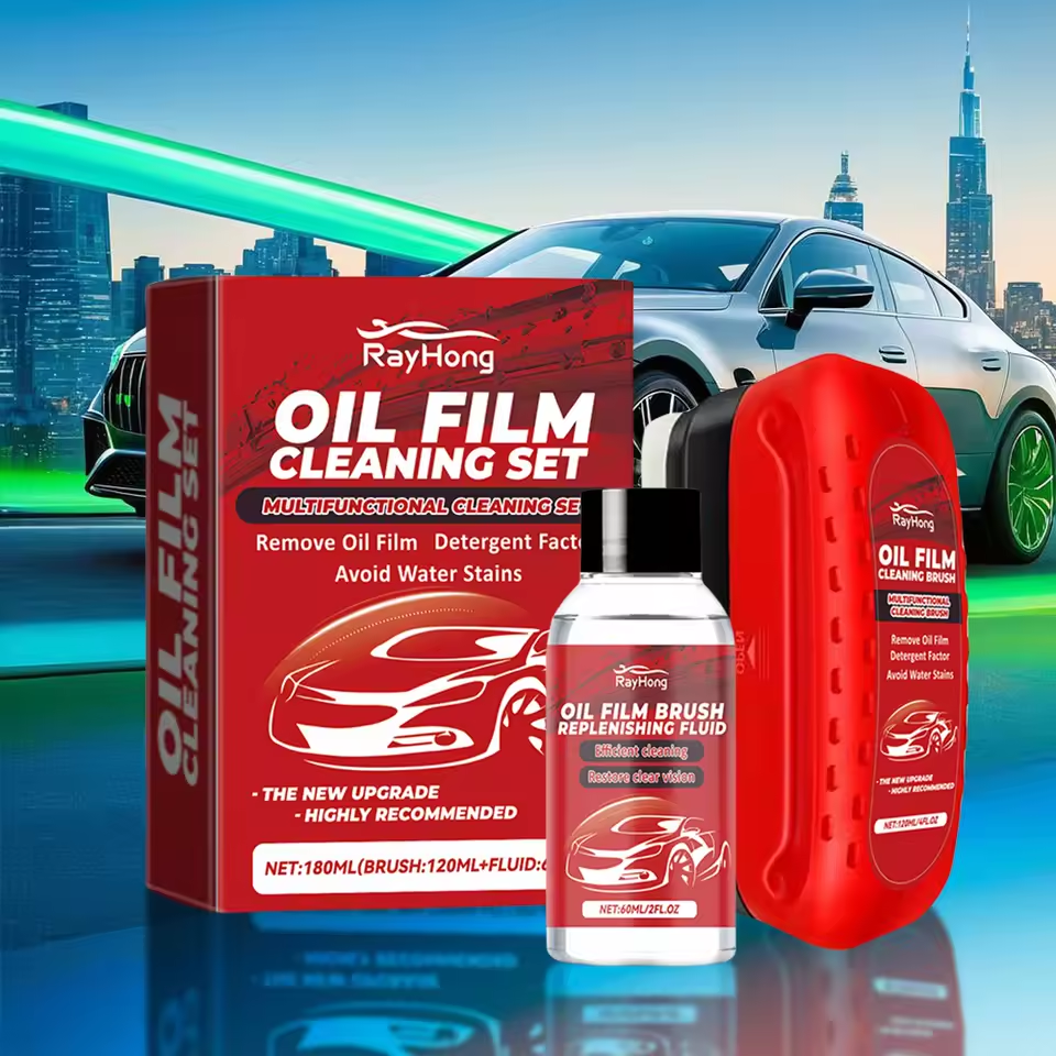 Car Glass Oil Film Remover Gla - Car Cleaning Brush 评论和价格