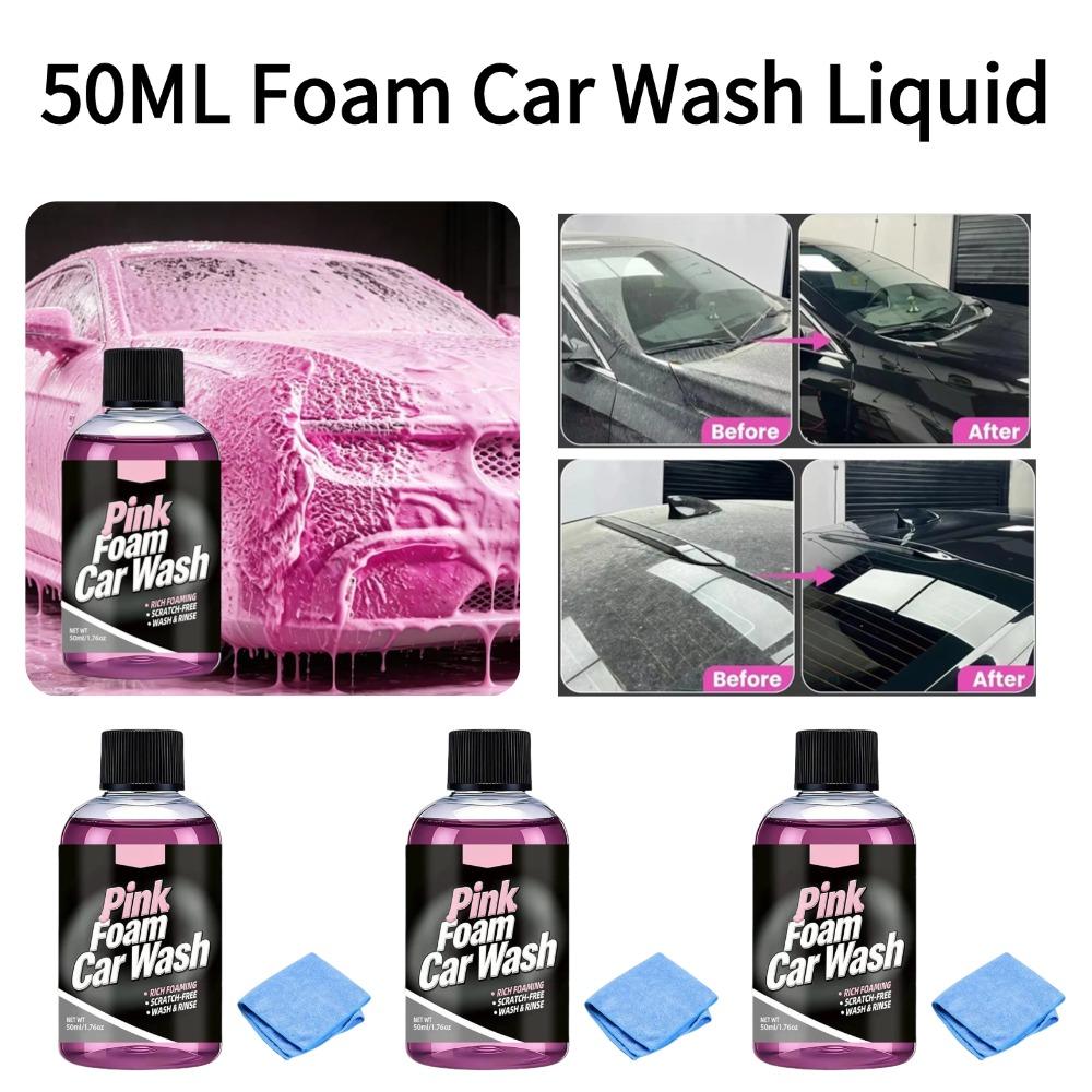50ml Foam Car Wash Liquid Rich - Microfiber Towel Detailing 评论和价格