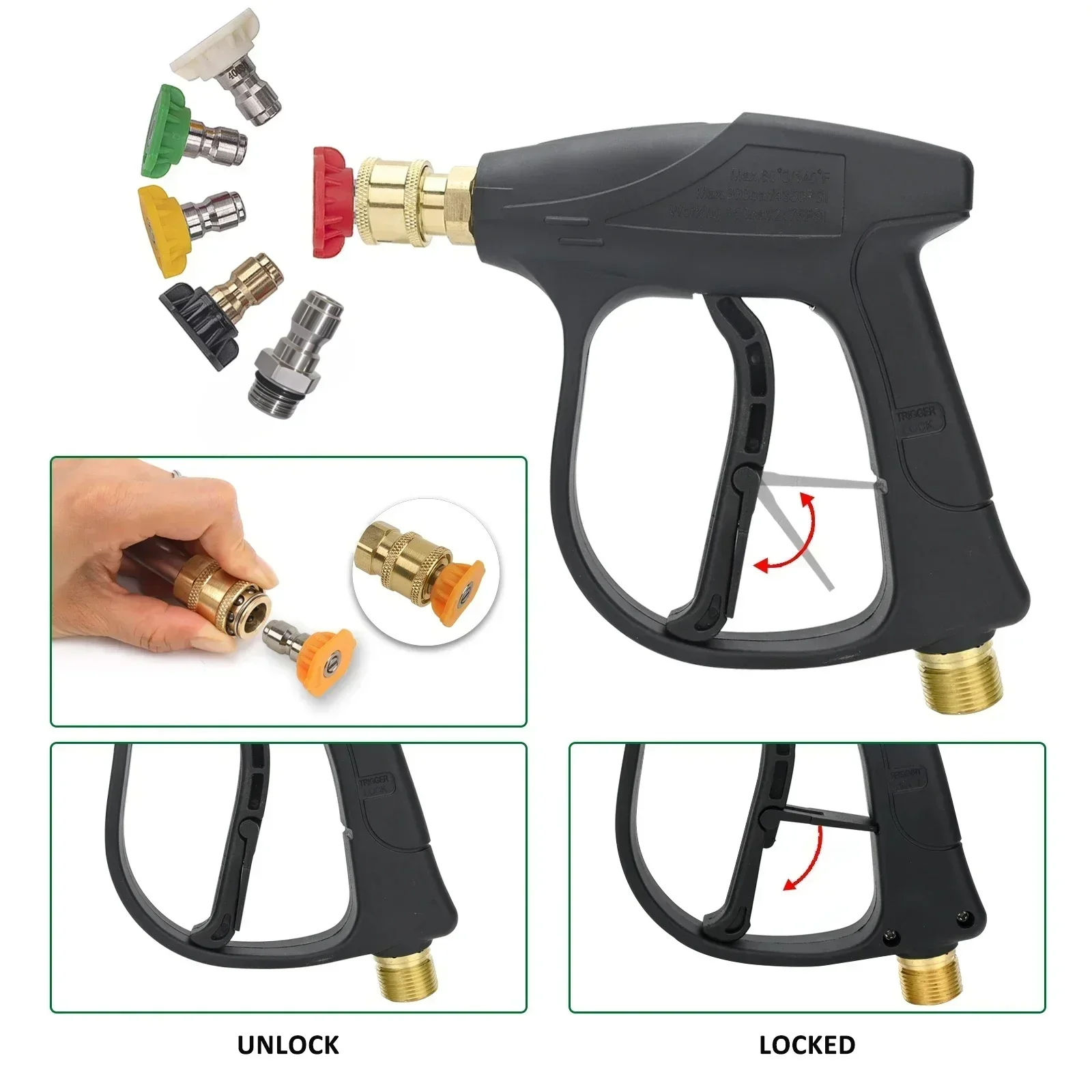 Pressure Washer Gun for Karche - Foam Cannon Car Wash 评论和价格