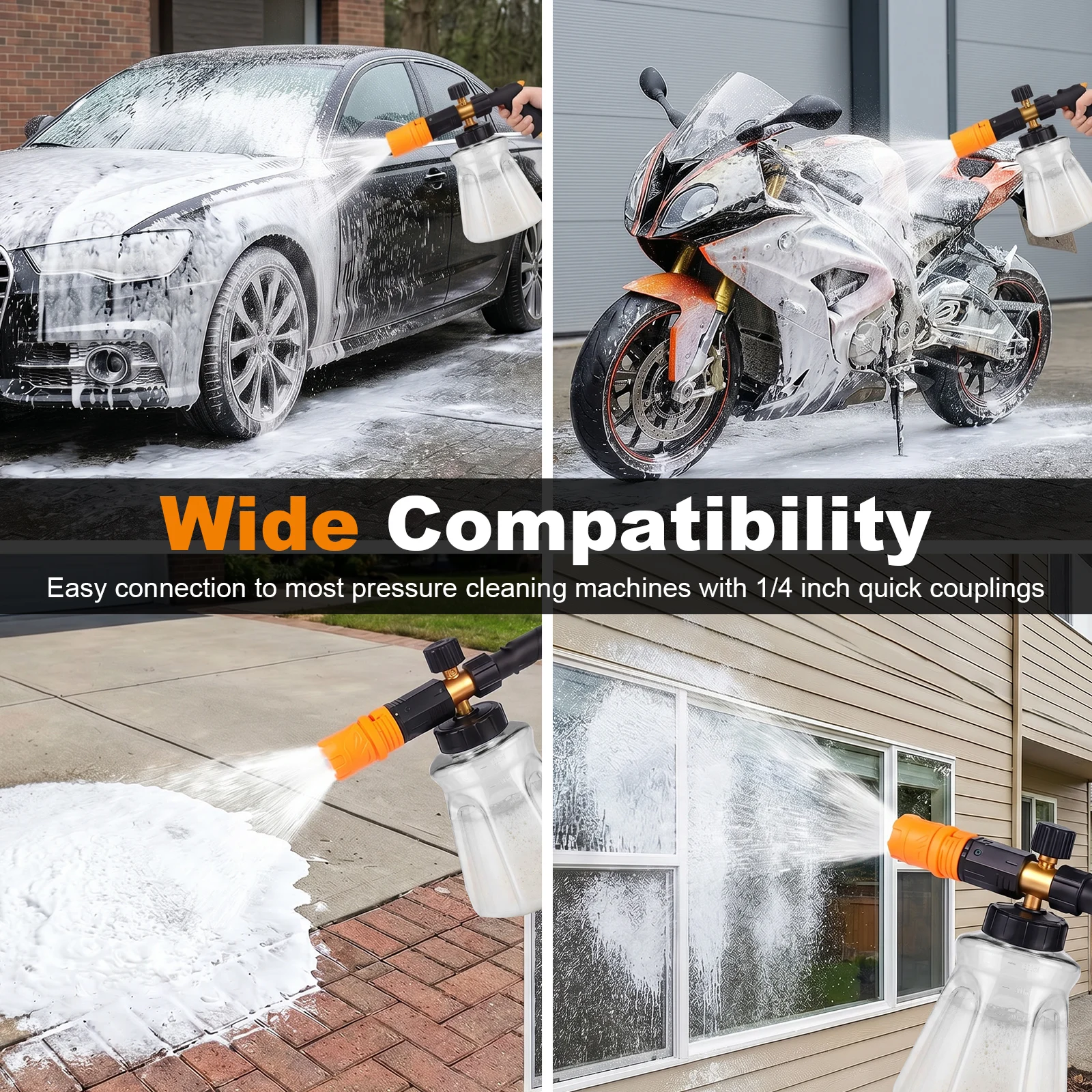 Foam Cannon for Pressure Washe - Foam Cannon Car Wash 评论和价格